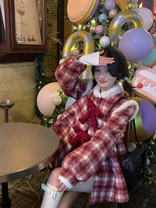 秋冬季新款中国风气质高档斗篷披肩外套针织连衣裙子两件套装女