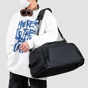 运动瑜伽训练健身包干湿分离袋大容量收纳手提行李包双肩旅行背包