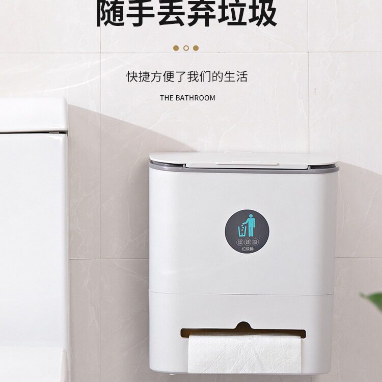 厨房滑盖垃圾桶家用橱柜