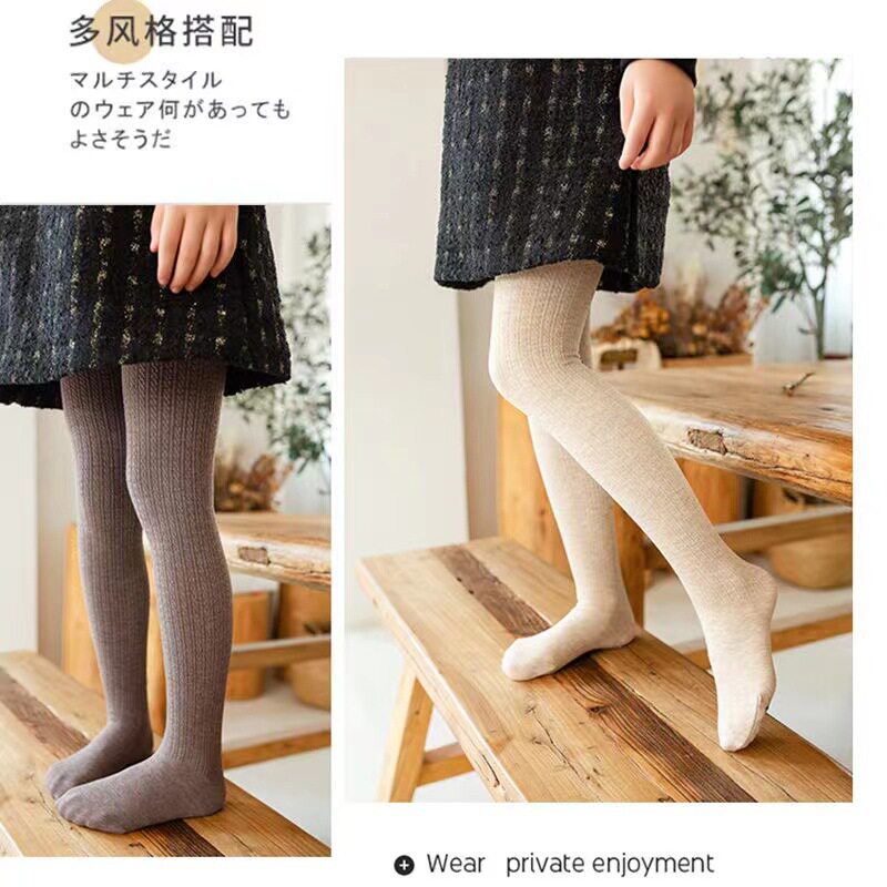 女童加绒连裤袜春秋冬季