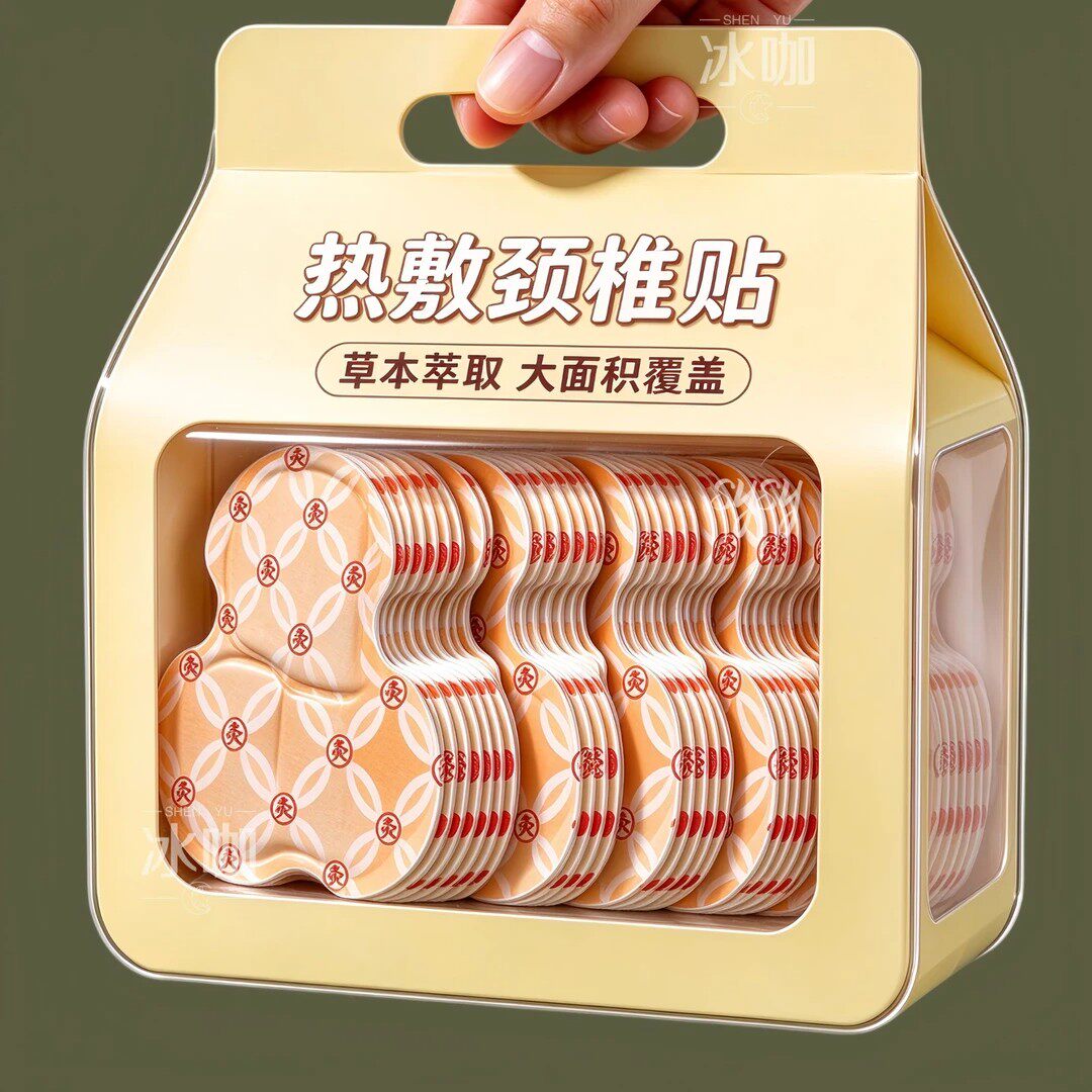 正品肩颈热敷贴桂枝防风贴蒸汽热敷肩颈脖子颈部贴草本暖暖贴热灸