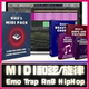 Trap RnB旋律Midi文件和弦进行素材包FL Live Emo Cubase Logic