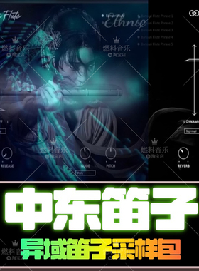 异域中东笛子采样包loop编曲配乐素材FLstudio电音音源EDM/TRAP