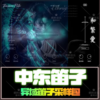 异域中东笛子采样包loop编曲配乐素材FLstudio电音音源EDM/TRAP