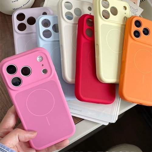 惠恩惠适用于苹果17promax手机壳磁吸液态硅胶防摔保护套iphone17全包情侣新款ins高级感纯色简约小众多巴胺