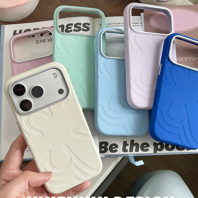 惠恩惠适用苹果17promax手机壳magsafe磁吸ins风iPhone16液态硅胶防摔套15情侣款14高级感立体印花