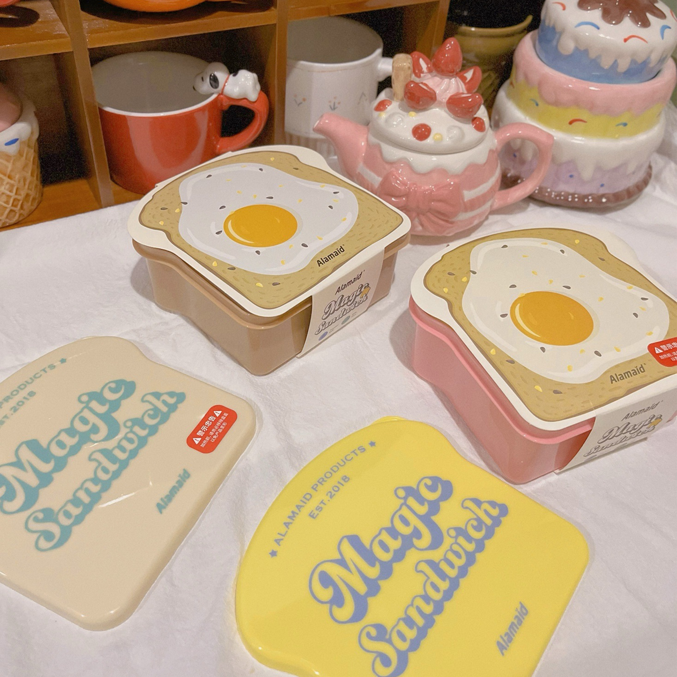 【官方品牌店】三明治盒保鲜盒
