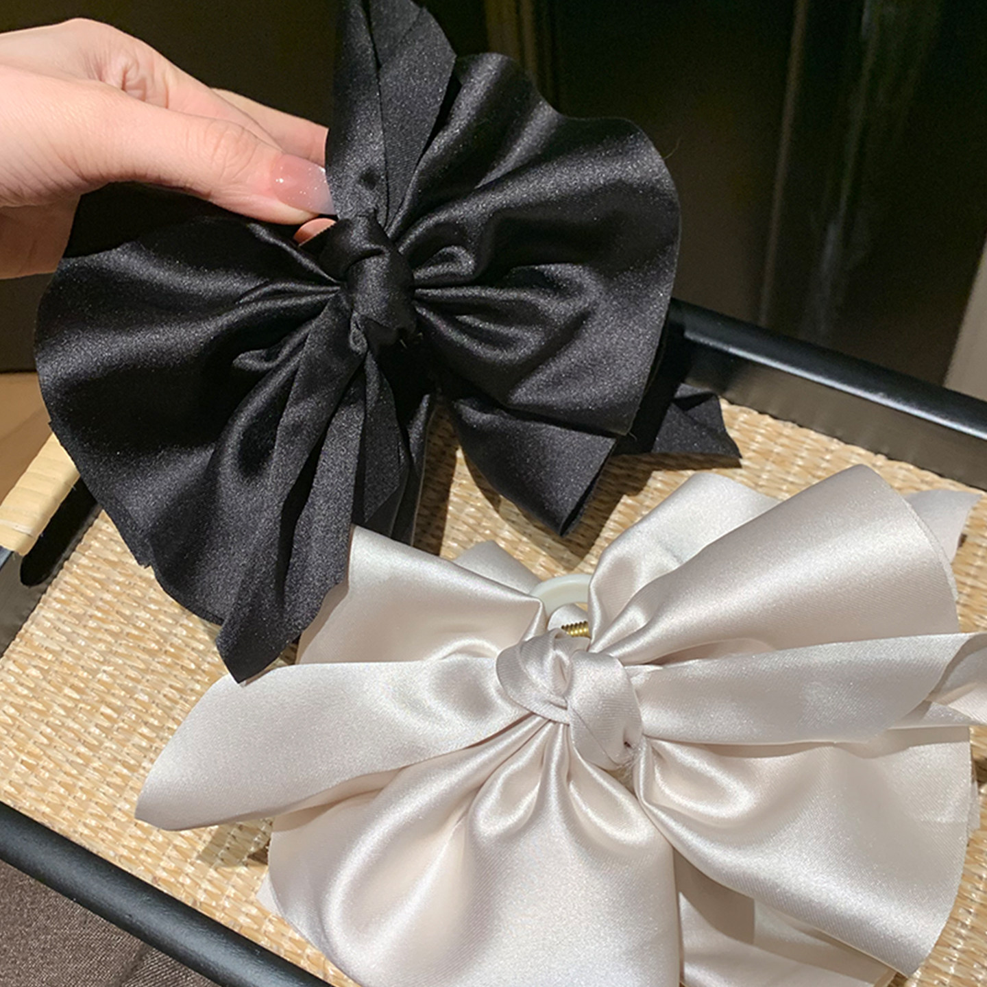 法式缎面抓夹女高级感蝴蝶结发夹女后脑勺鲨鱼夹子头饰新款发饰品,饰品/流行首饰/时尚饰品新,发饰,淘宝优惠券,粉丝福利购,淘宝优惠卷