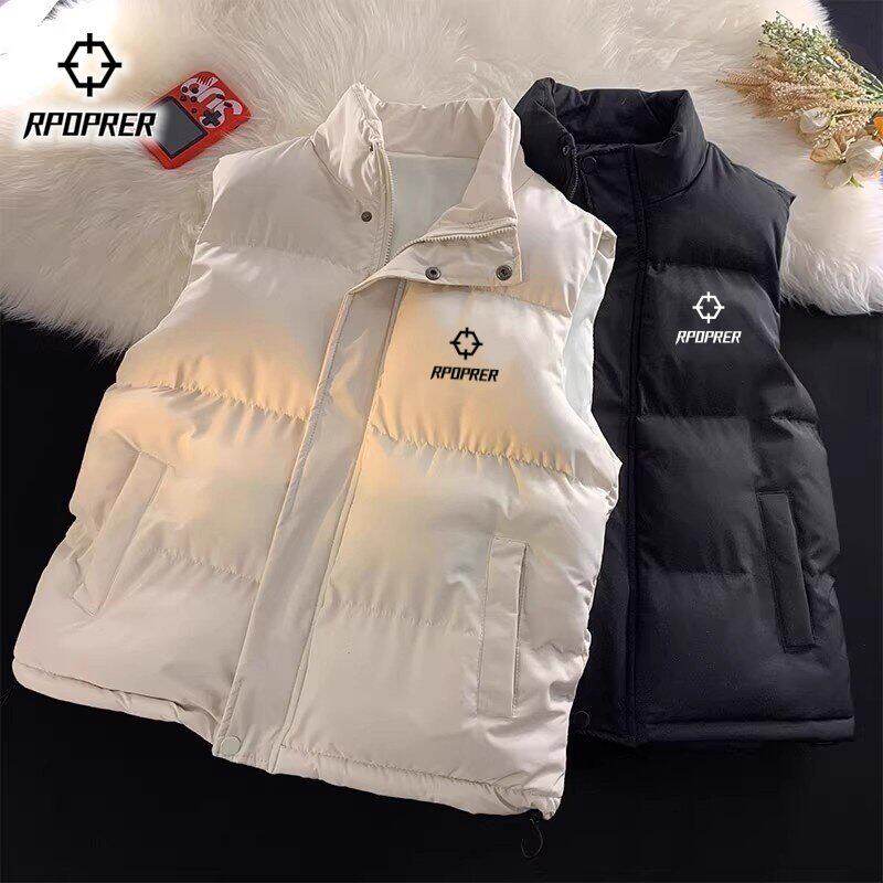 RPOE羽绒棉马甲男秋冬加厚