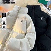 棉服冬季 加厚棉衣男新款 潮休闲运动青年外套百搭棉服宽松面包服