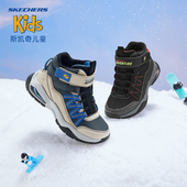 轻便中帮防滑减震休闲运动鞋 Skechers斯凯奇男童秋季 新款 406429LC
