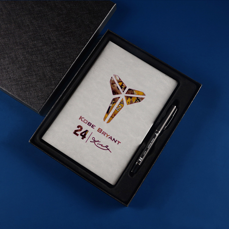 羊巴皮笔记本A5球星logo100页