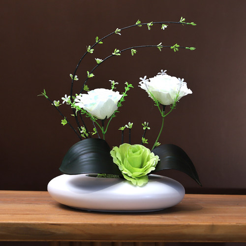 玫瑰花套装仿真花摆件客厅装饰花