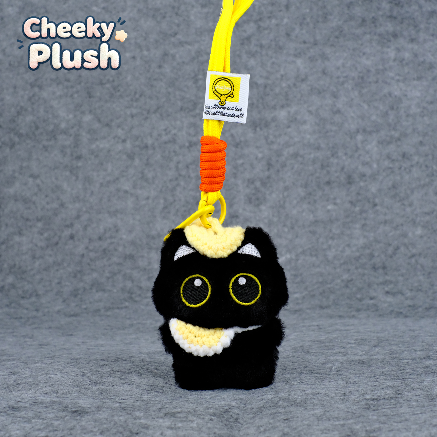 大眼小黑猫包包挂件小礼物