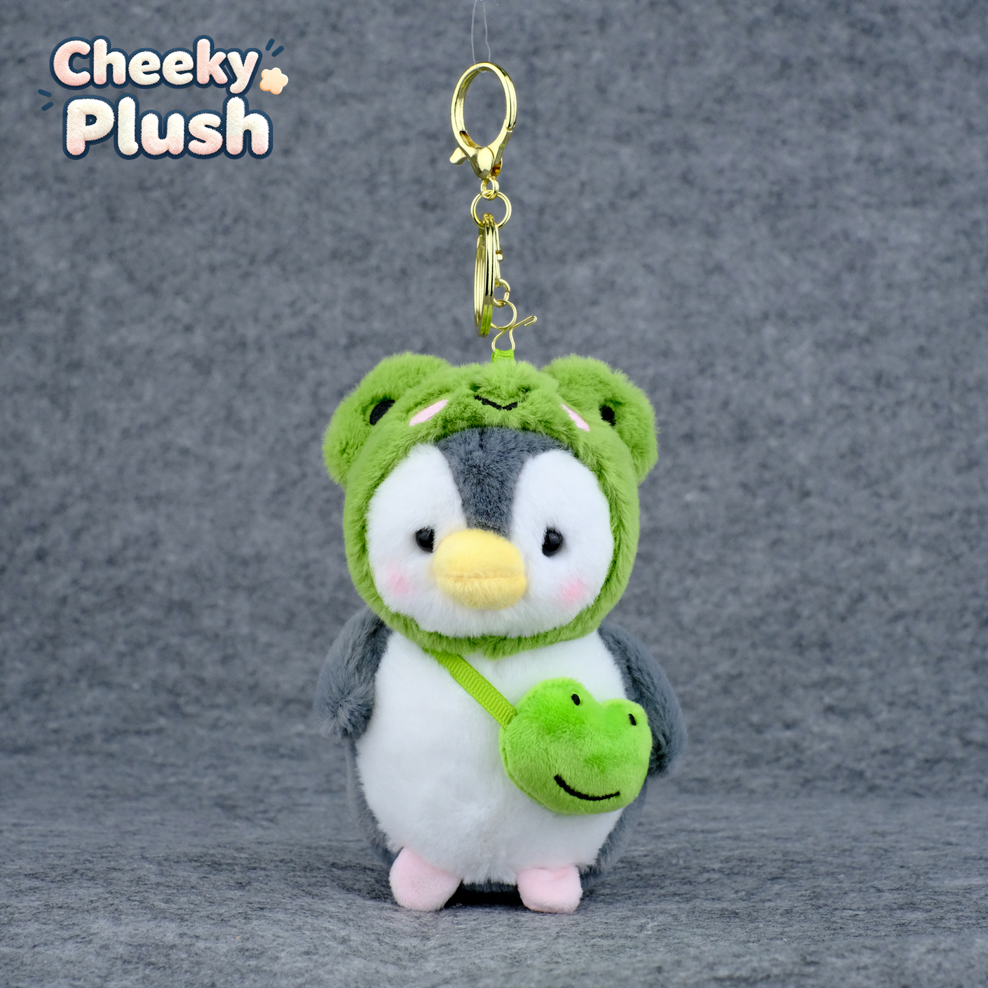 正版青蛙头小企鹅包包挂件