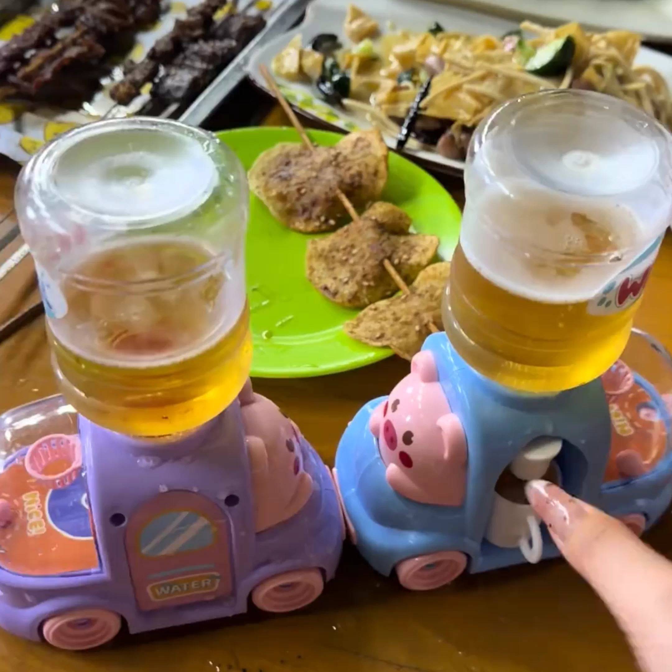 饮水机玩具迷你啤酒朋友聚会喝酒