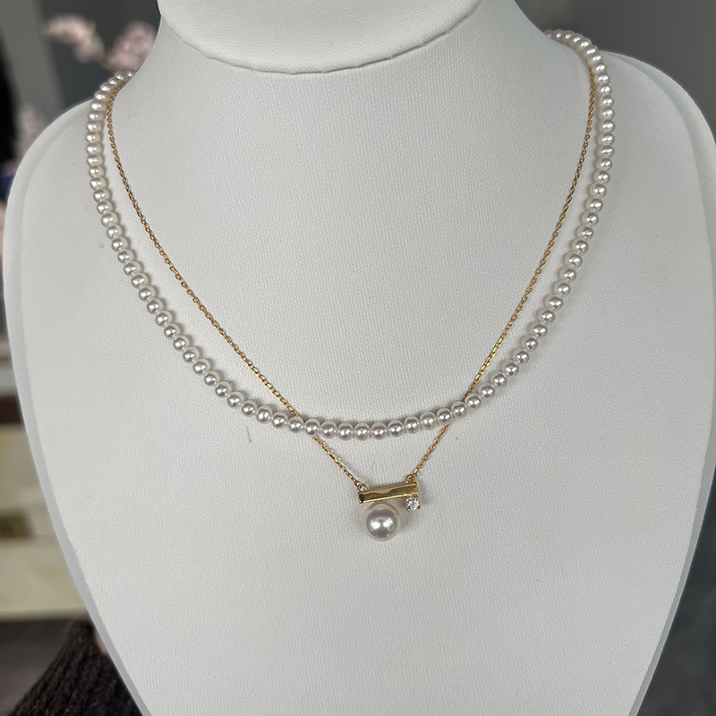 海水AKOYA珍珠吊坠平衡木轻奢