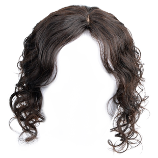 假发片女长发扎马尾盘发蓬松波浪卷发真人发丝无痕中分刘海补发块