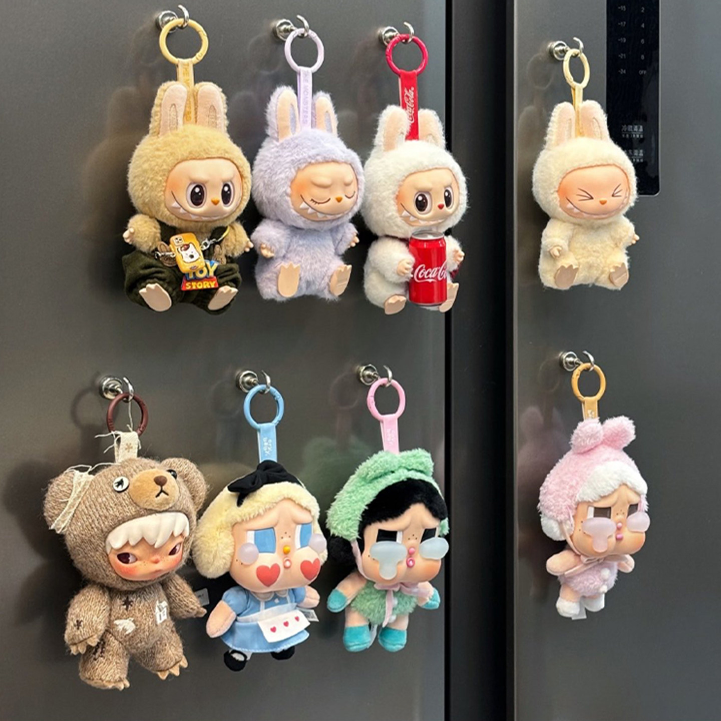 毛绒挂件磁吸挂钩免打孔装饰神器图片