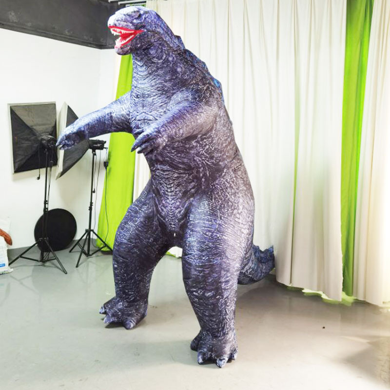 充气人偶服装凶猛哥斯拉卡通人偶服装行走动漫服装吉祥物充气服装