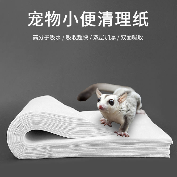 蜜袋鼯除臭尿片小蜜鼬全套用品小宠物花枝鼠龙猫笼子窝吸尿垫垫料