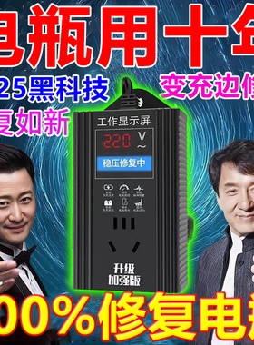 电动车电瓶修复器专用稳压器48V60V72V96V通用激活延长电池寿命