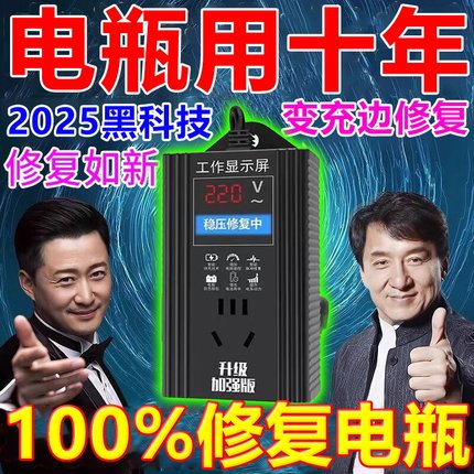 电动车电瓶修复器专用稳压器48V60V72V96V通用激活延长电池寿命