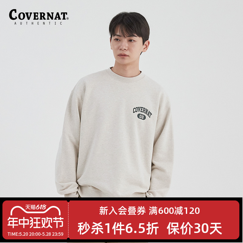 Covernat套头卫衣C拱形标志