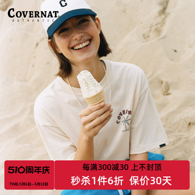 covernat情侣款短袖男女2022夏季