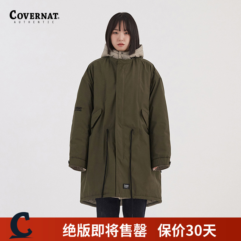 Covernat双面穿棉服男女上衣