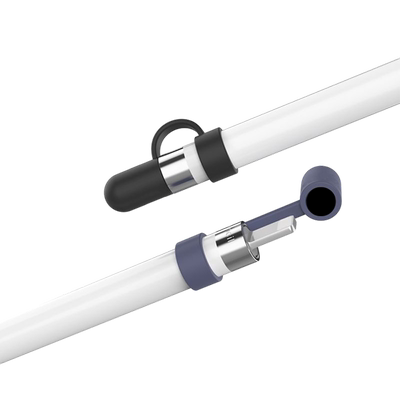 多彩苹果一代笔帽防丢保护套硅胶