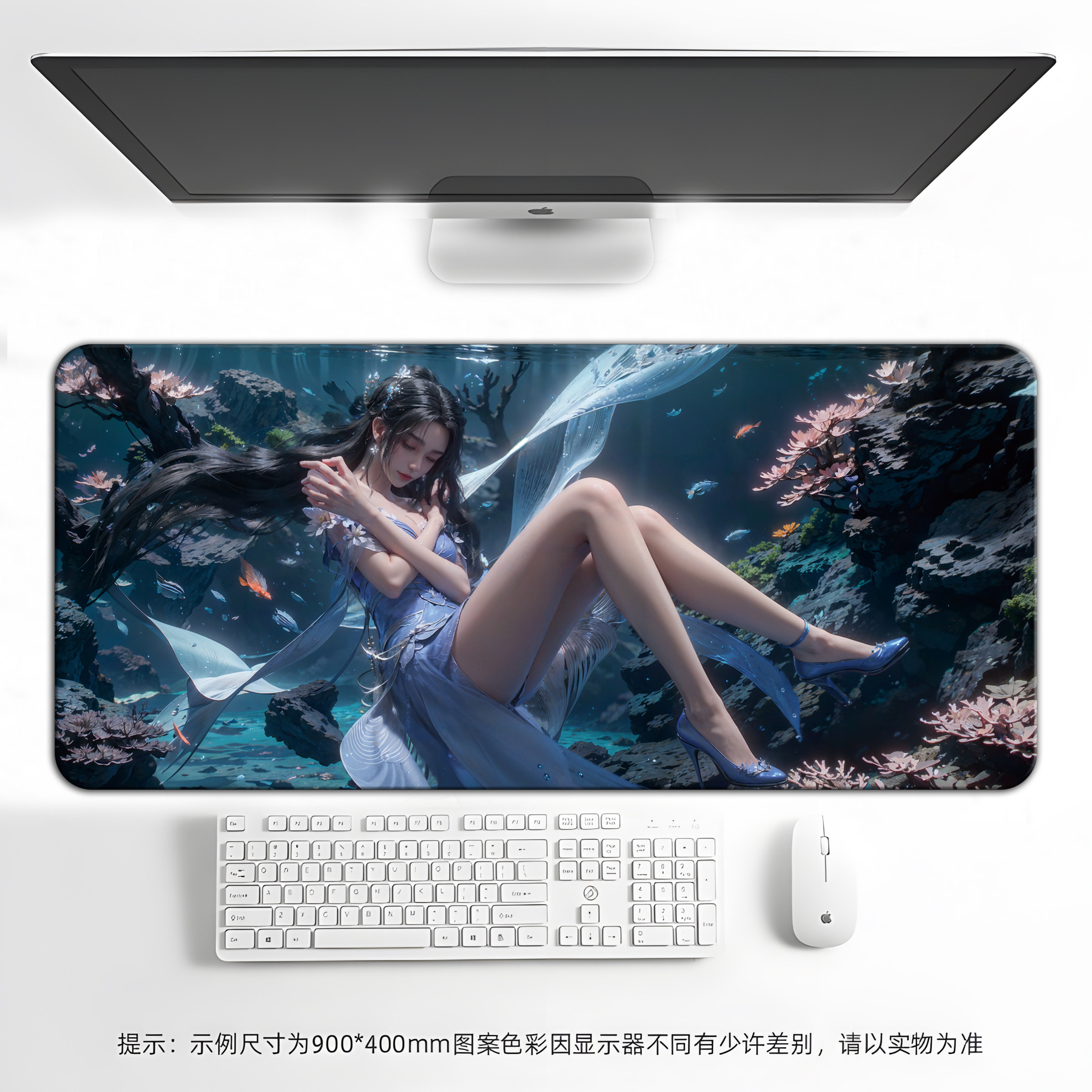 仙逆李慕婉鼠标垫超大号国漫电竞游戏电脑键盘垫兰若桌垫禁欲无定