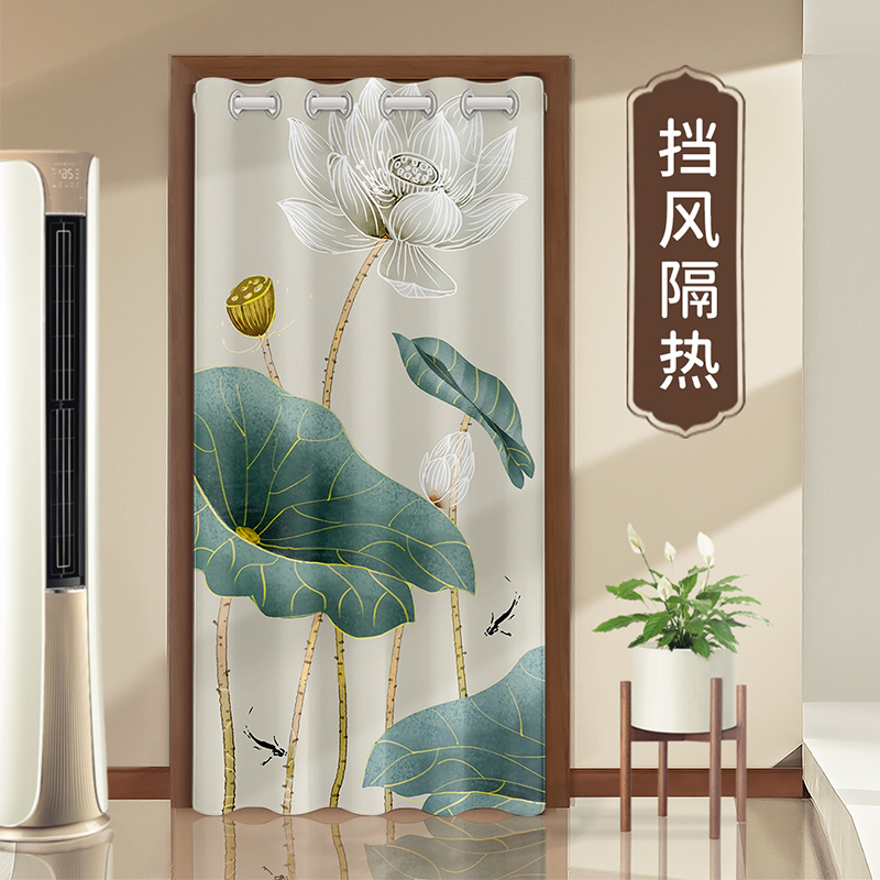 免打孔免打孔门帘空调防风帘子