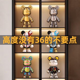 暴力熊摆件客厅轻奢高档大号手办电视柜酒柜玄关家居高级感装饰品