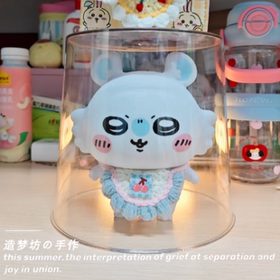 莫莫咖chiikawa飞鼠娃衣套装可爱围兜吉伊卡圣诞棉花娃娃裙子帽子