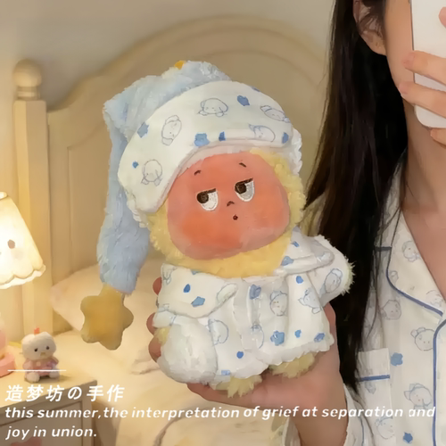 适用于泡泡玛特我们都是星星人系列小呆星娃衣可爱小幸运衣服配饰