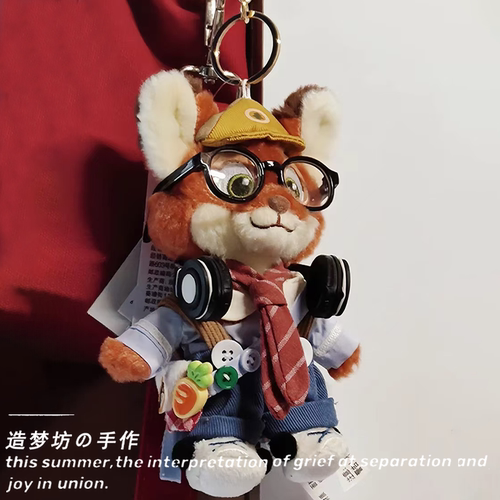 迪士尼尼克狐尼克朱迪挂件衣服公仔17cm娃衣新年钥匙扣玩偶着替