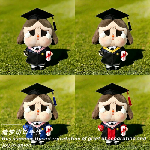 crybaby娃衣毕业哭娃衣服20cm学士服博士服硕士服装公仔毕业季