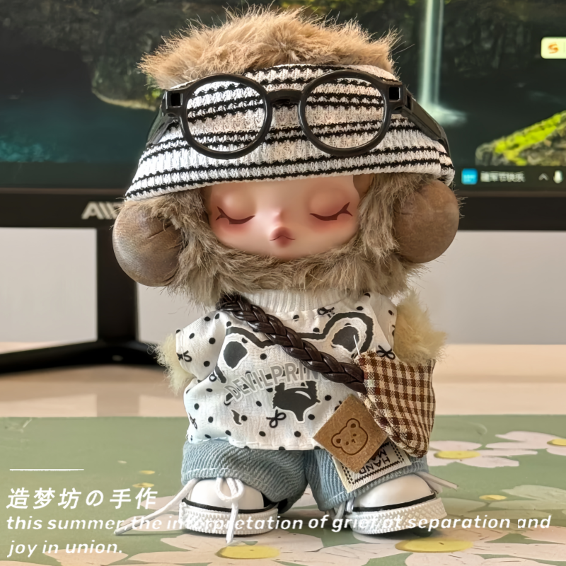 SKULLPANDA2.0SP毛绒娃娃光织园系列娃衣二代冬日乐章搪胶娃衣包