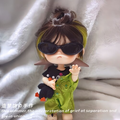 适配假发嘎子姐衣服二代zsiga八分可动人偶娃衣拽姐卫衣嘎姐服装