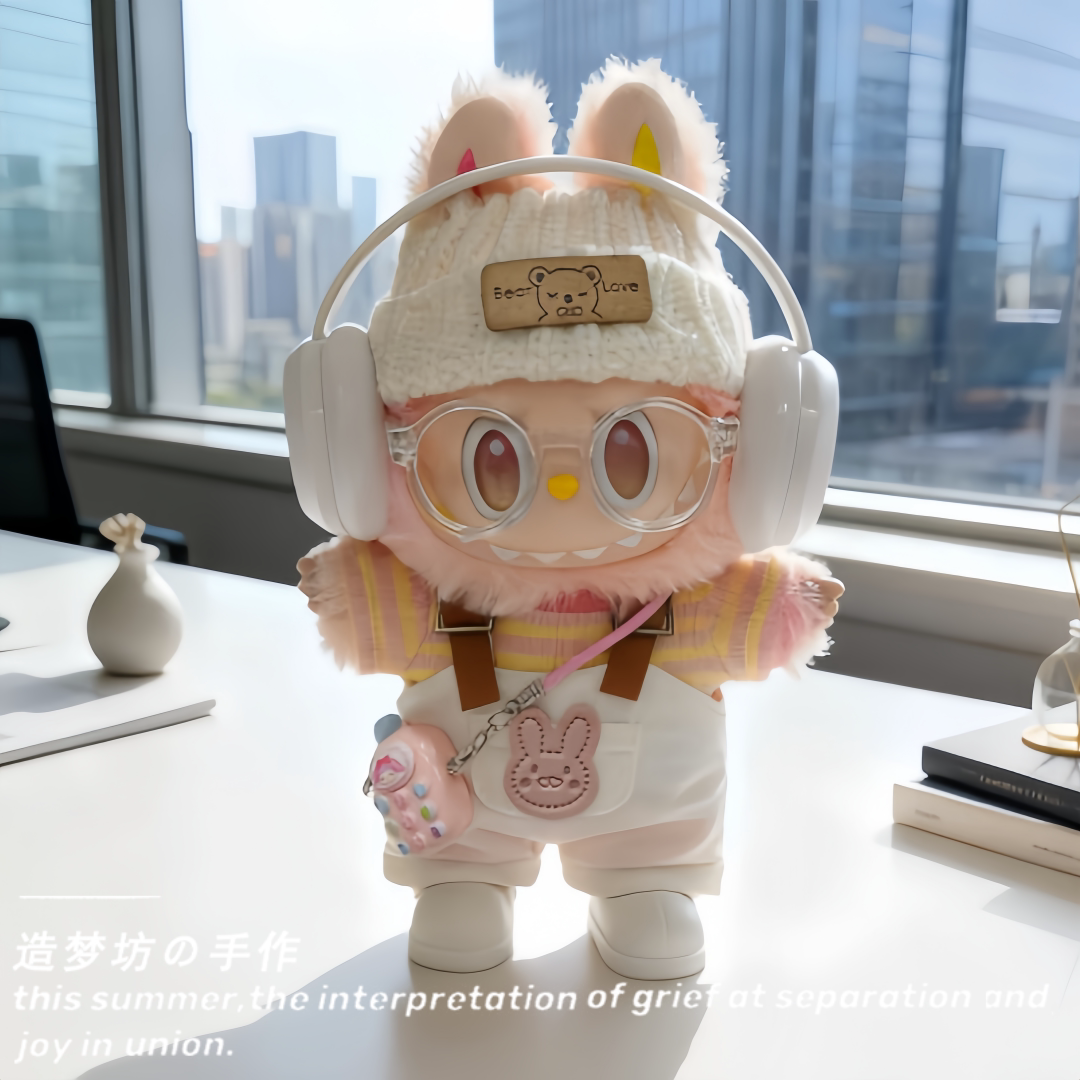 泡泡玛特labubu欢乐娃衣拉布布第三代衣服忠诚玩偶挂件服装配饰图片