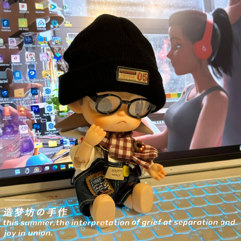 泡泡玛特Zsiga向往之处娃衣BJD1/8分20cm可动娃娃嘎子姐衣服套装