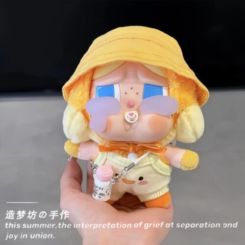 泡泡玛特crybaby哭娃衣服眼泪工厂哭鸭哭鸭娃衣蜜蜂哭哭兔服装