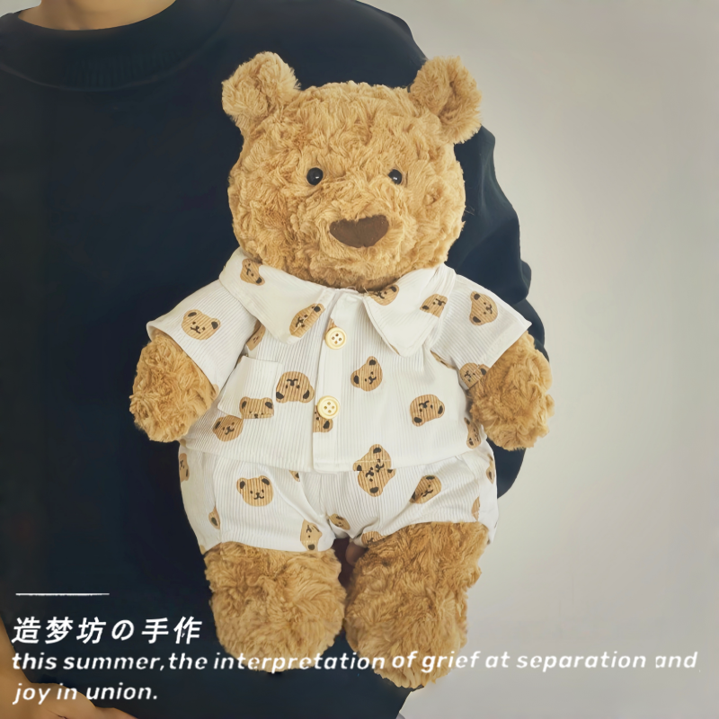 jellycat玩偶36cm47浴袍巴塞罗熊圣诞节娃衣22睡衣巴纳布斯猪衣服