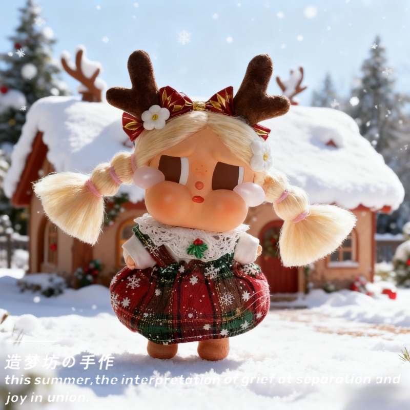 CRYBABY娃衣哭娃度假Vacation搪胶咕噜咕噜碎花裙子圣诞衣服沙滩