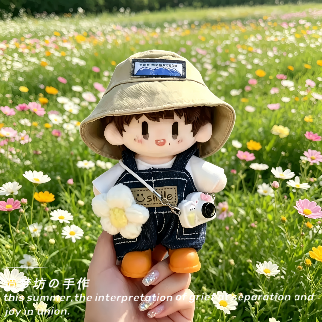 周可可娃衣周深同款玩偶棉花娃娃衣服10cm娃服16cm公仔幼稚园鞋子