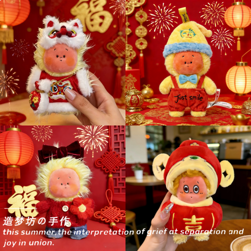 星星人娃衣坏脾气大风中凌乱新年衣服毛绒挂件配饰一二三代衣服,模玩/动漫/周边/娃圈三坑/桌游,棉花娃娃/毛绒玩具娃衣,淘宝优惠券,粉丝福利购,淘宝优惠卷