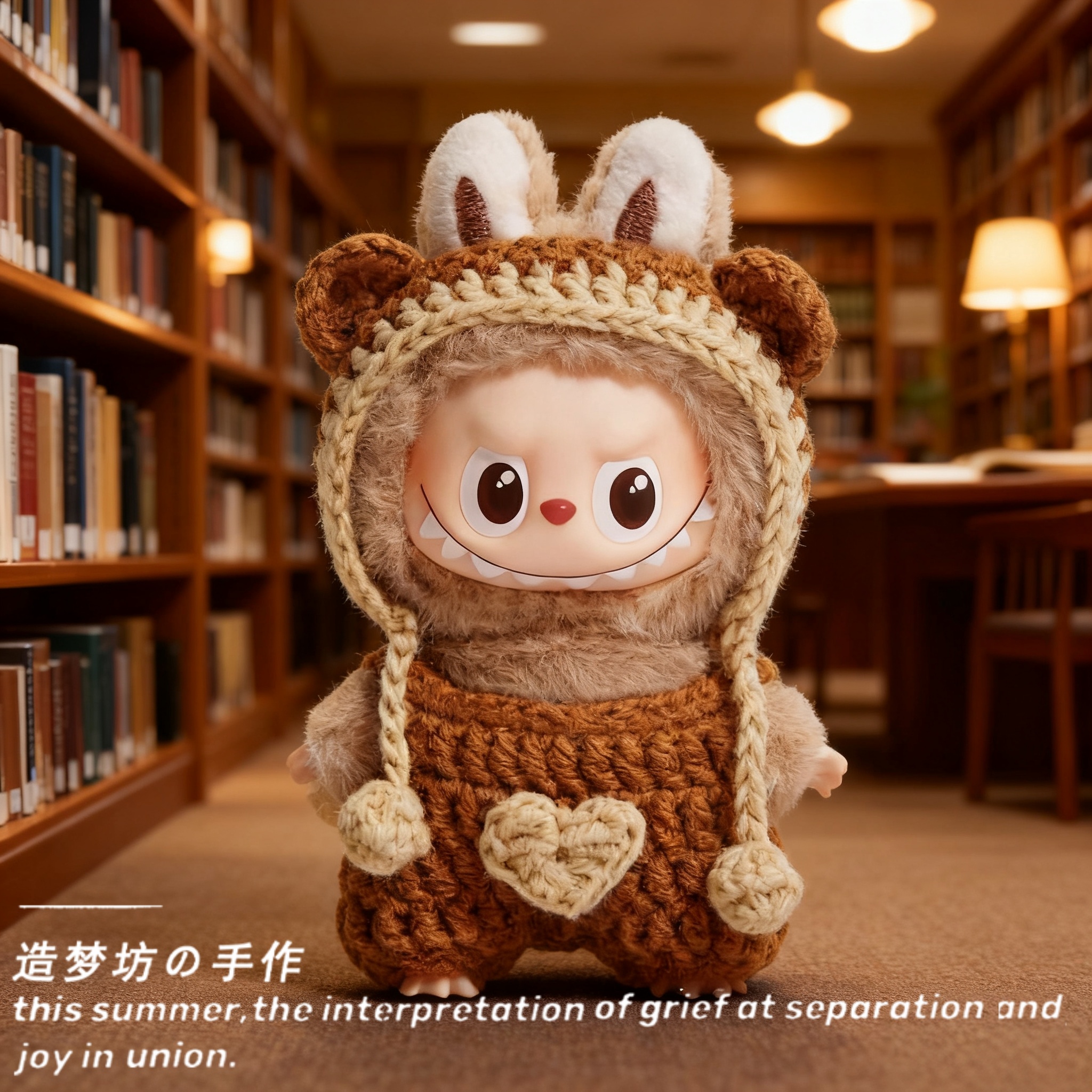 泡泡玛特labubu4.0娃衣四代拉布布搪胶挂件mini心底密码字母着替