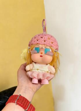 适用于衣服CRYBABY哭娃度假Vacation Mode On搪胶手工钩织娃娃衣