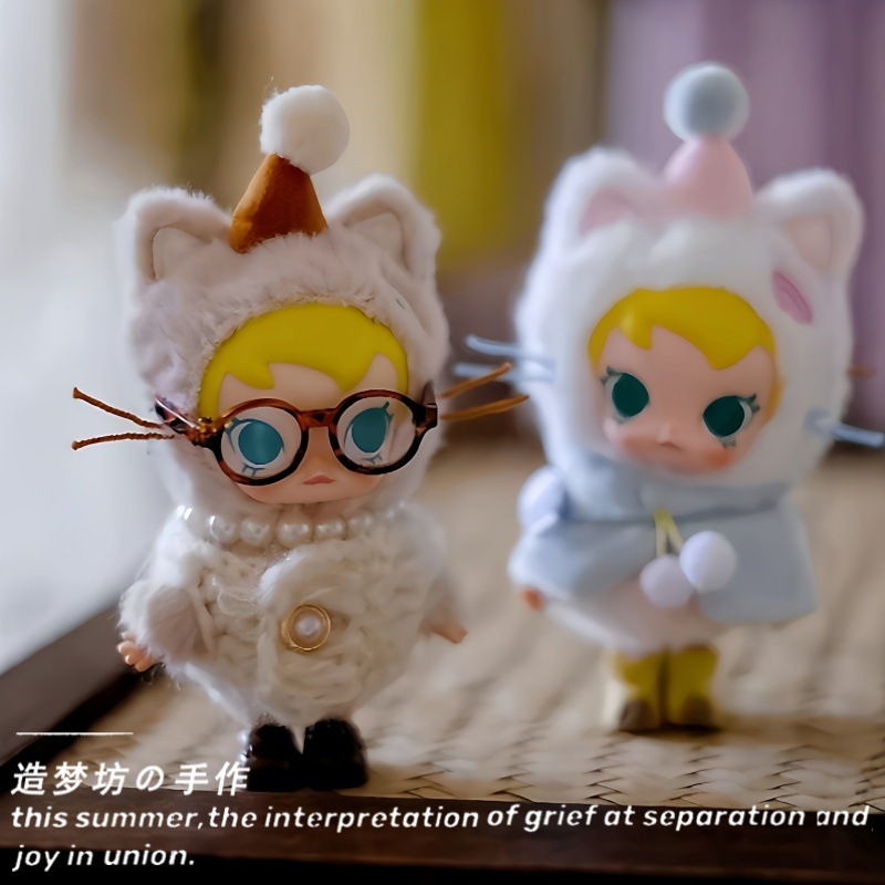 泡泡玛特baby molly娃衣搪胶茉莉口袋朋友娃衣服裙子服装配饰玩偶